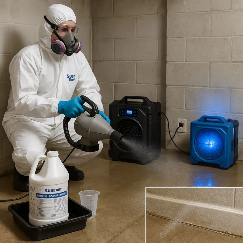 Sanitization and Odor Removal process in Mount Arlington, NJ